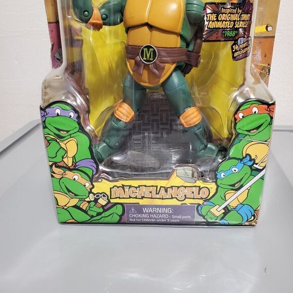 Classic Teenage Mutant Ninja Turtles Michelangelo Playmate Collection Figure - Picture 5 of 9